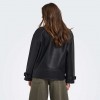 ONLY ONLSOFT FAUX LEATHER OVS. BIKER CC OTW BLACK