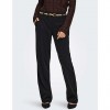 ONLY  ONLPOPTRASH-LIAS MW STRAIGHT PANT PNT BF BLACK