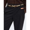ONLY  ONLPOPTRASH-LIAS MW STRAIGHT PANT PNT BF BLACK