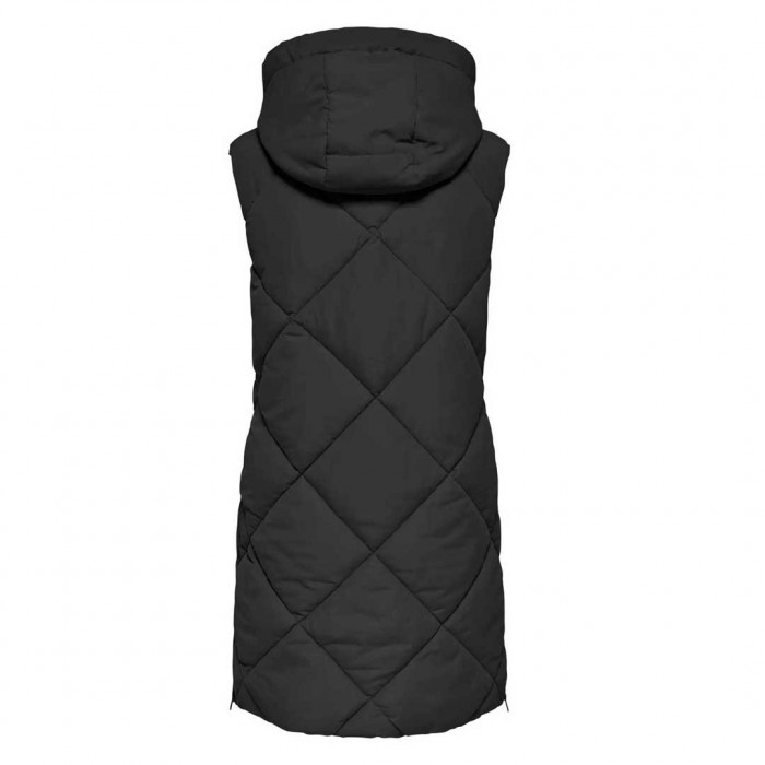 ONLY ONLMAGGI HOOD WAISTCOAT CC OTW BLACK
