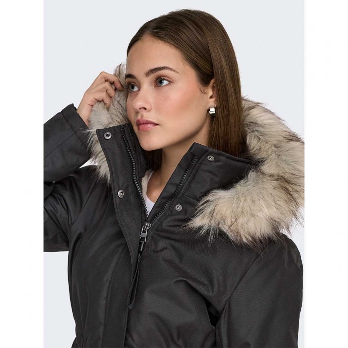 ONLY ONLMATHILDA WINTER FUR PARKA OTW BLACK