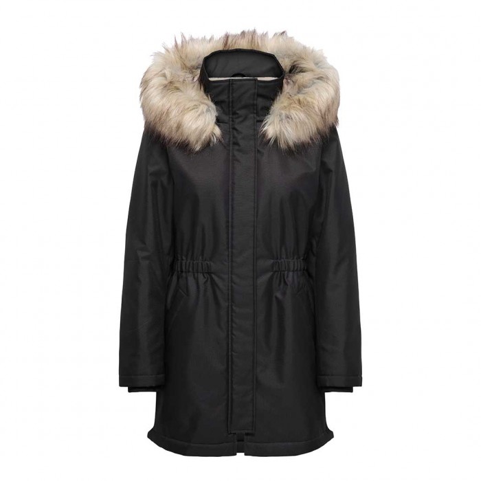 ONLY ONLMATHILDA WINTER FUR PARKA OTW BLACK