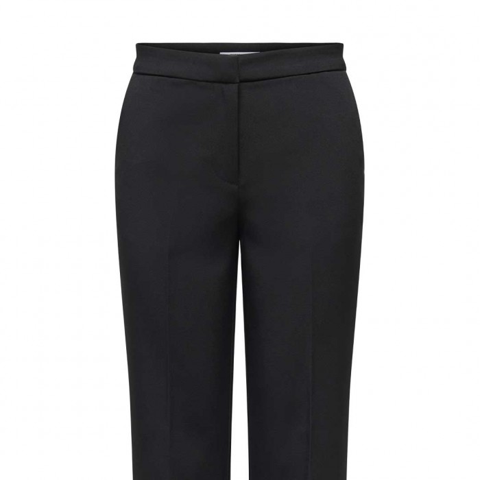 ONLY ONLASTRID MW SLIM STR PANT TLR BLACK