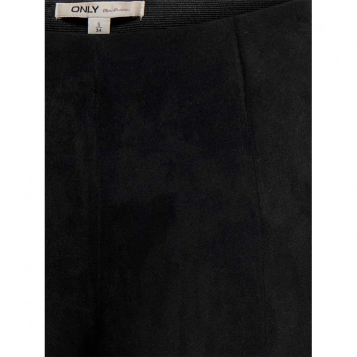 ONLY ONLABENA MW FAUX SUEDE FLAR LEGGING PNT BLACK