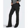 ONLY ONLASTRID HW FLARED PANT CC TLR BLACK