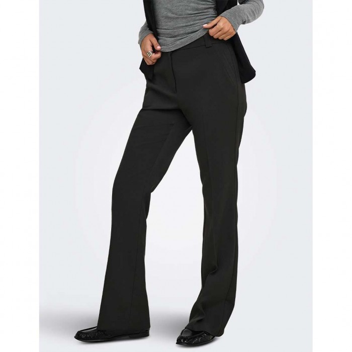 ONLY ONLASTRID HW FLARED PANT CC TLR BLACK
