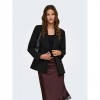 ONLY ONLASTRID L/S SCULPTURE BLAZER CC TLR BLACK
