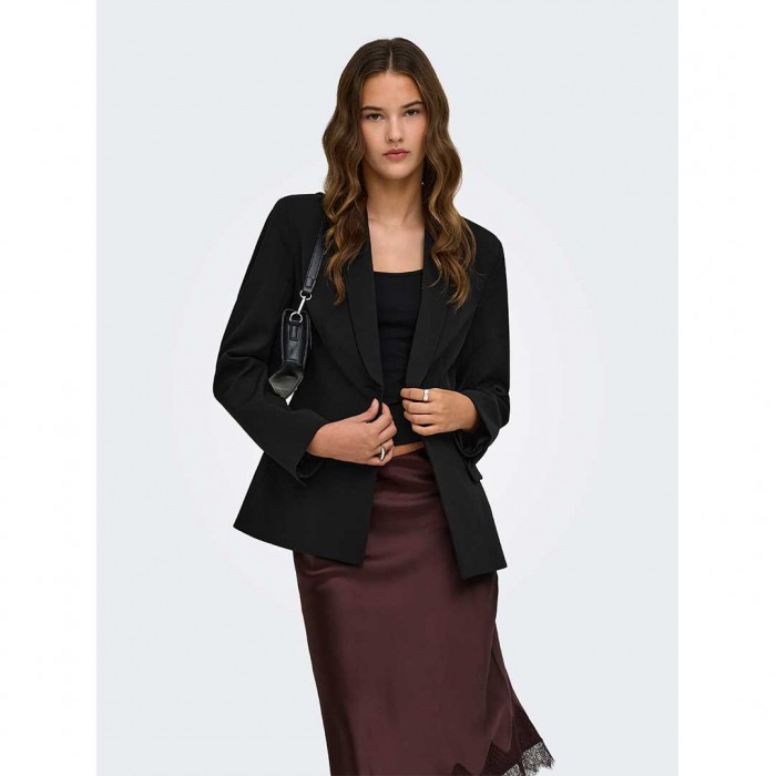 ONLY ONLASTRID L/S SCULPTURE BLAZER CC TLR BLACK