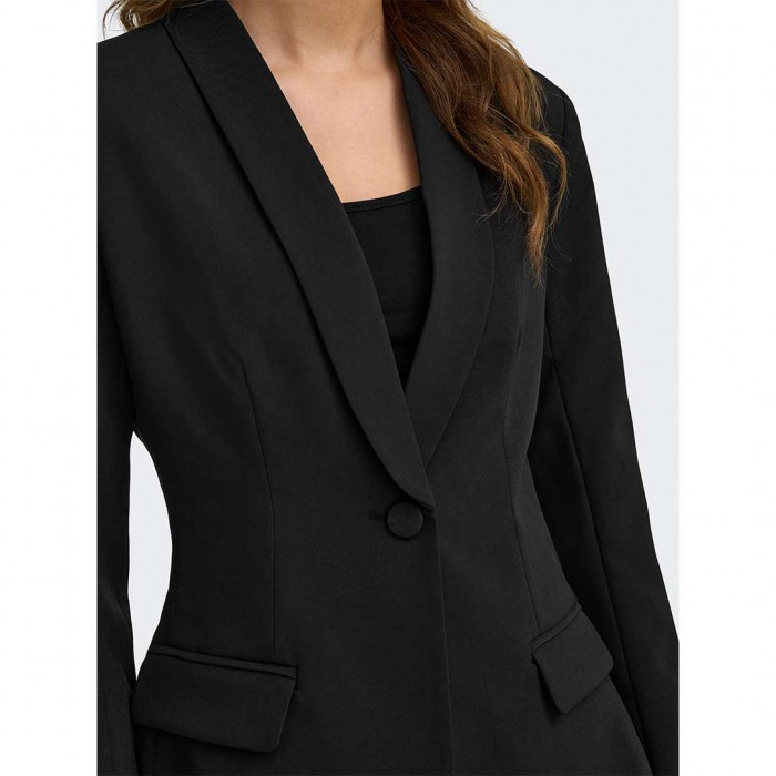 ONLY ONLASTRID L/S SCULPTURE BLAZER CC TLR BLACK