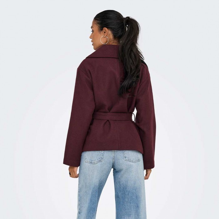 ONLY ONLAUGUSTA SHORT COAT OTW NOOS RED