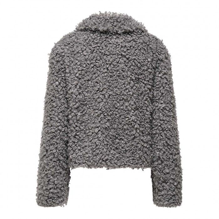 ONLY ONLTILDA TEDDY JACKET CC OTW GRAY