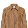 ONLY ONLLIXA L/S FAUX SUEDE JACKET CC PNT BROWN