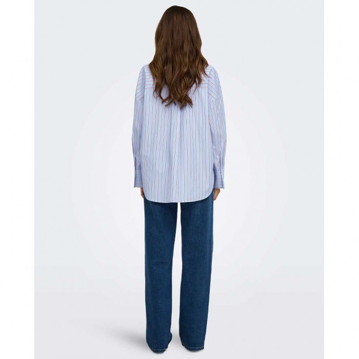 ONLY ONLOREGON ALVA LS REG SHIRT NOOS WVN CIEL
