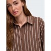ONLY ONLOREGON ALVA LS REG SHIRT NOOS WVN BROWN