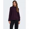 ONLY  ONLKATIA LS DETAIL HIGHNECK NOOS KNT VIOLET