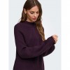 ONLY  ONLKATIA LS DETAIL HIGHNECK NOOS KNT VIOLET