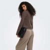 ONLY ONLKERRY PIUMO LS O-NECK CC KNT BROWN