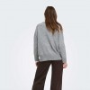 ONLY  ONLALIVIA LS HIGH-LOW O-NECK NOOS KNT LIGHT GRAY
