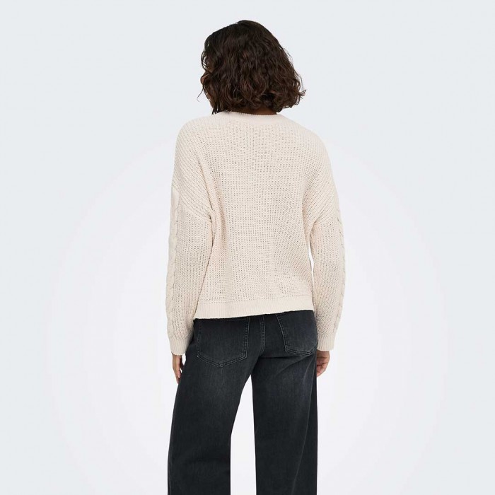 ONLY ONLELLY LS O-NECK CC KNT BIRCH