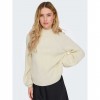 ONLY ONLKATIA LS DETAIL HIGHNECK NOOS KNT ECRU