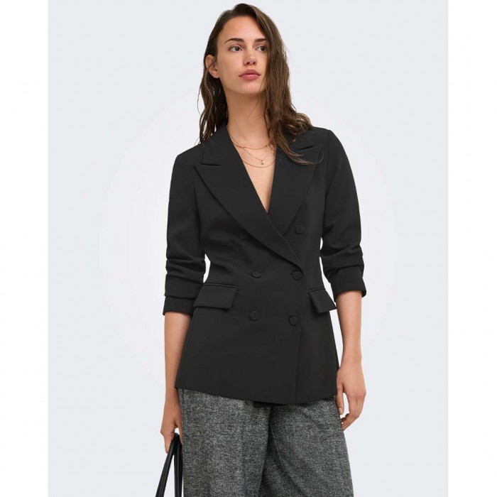 ONLY ONLASTRID L/S DOUBLE BREASTED BLAZER TLR BLACK
