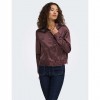 ONLY ONLINDONA L/S SATIN LACE SHIRT WVN BROWN
