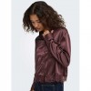 ONLY ONLINDONA L/S SATIN LACE SHIRT WVN BROWN