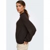 ONLY ONLKATIA LS DETAIL HIGHNECK NOOS KNT BROWN
