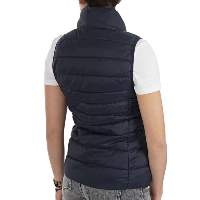 Only Women's Vest onlCLAIRE QUILTED WAISTCOAT blue