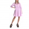 ONLELLY LIFE NECK DRESS WOMEN ONLY ΡΟΖ