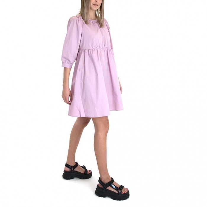 ONLELLY LIFE NECK DRESS WOMEN ONLY ΡΟΖ