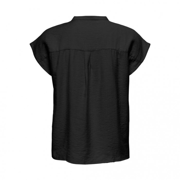 ONLY V-NECK TOP BLACK