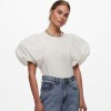 ONLY PUFF SLEEVE TOP ΛΕΥΚΟ