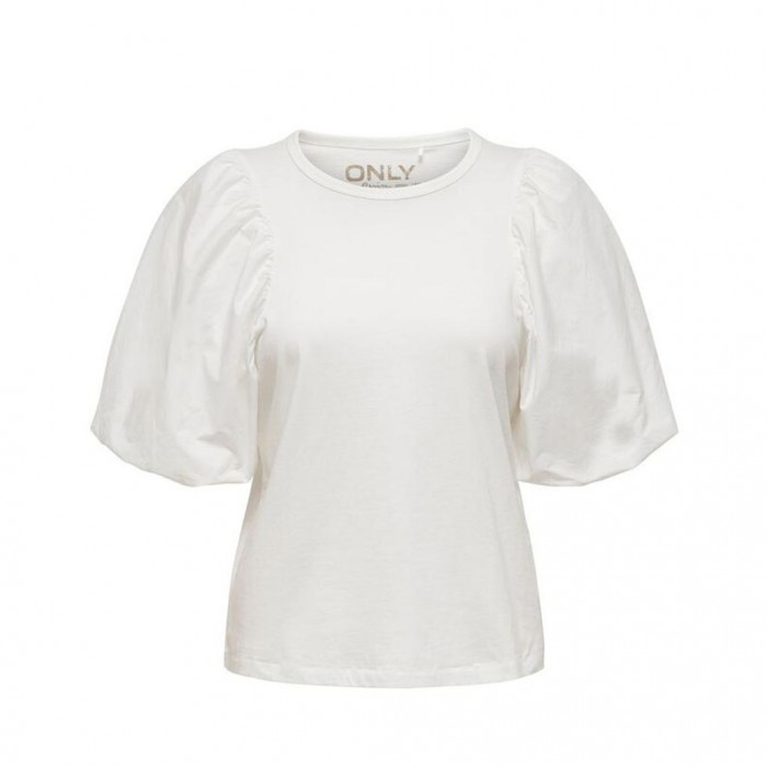 ONLY PUFF SLEEVE TOP ΛΕΥΚΟ