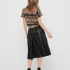 PLEATED MIDI SKIRT ONLY γυναικεια φουστα