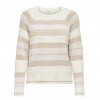 STRIPED KNITTED PULLOVER ONLY γυναικειο ριγε πουλοβερ