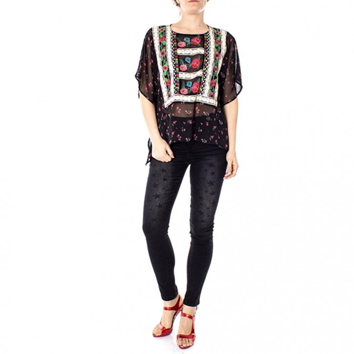 DESIGUAL Kassandra Women's Blouse BLACK