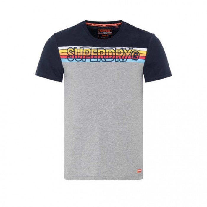 SUPERDRY CALI STRIPE EMBROIDERY ΜΠΛΟΥΖΑ ΑΝΔΡΙΚΗ M10104TT-Z2D