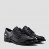 REPLAY MEN'S MIDNIGHT LACE UP LEATHER SHOES BLACK