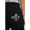 REPLAY LOOSE FIT REPLAY JOGGER PANTS WITH LUREX BLACK