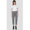 REPLAY MOM FIT ROSE LABEL TYNA JEANS GREY