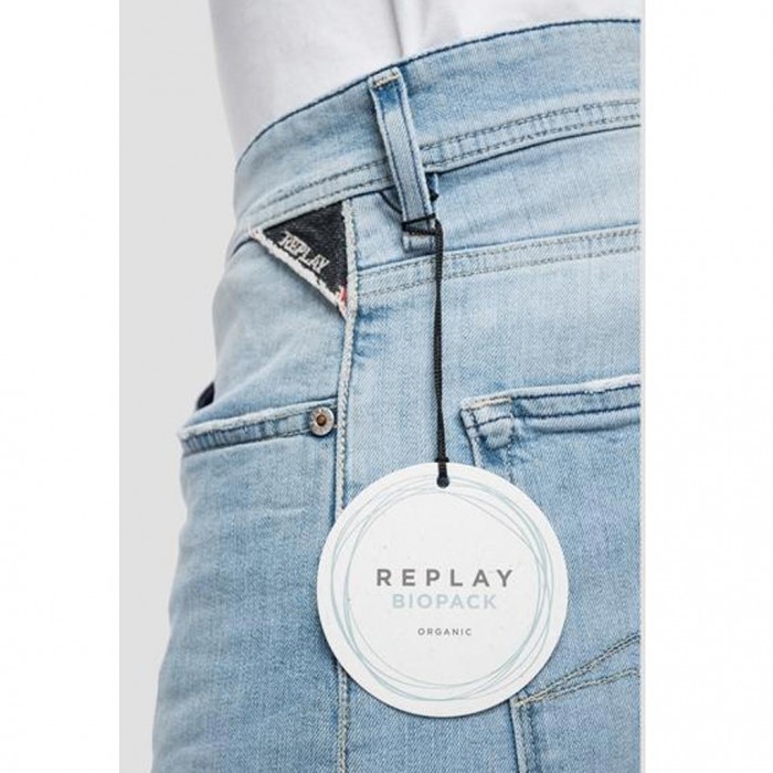 REPLAY TAPERED FIT RBJ 901 573 BIO BERMUDA SHORTS