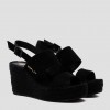 REPLAY WOMEN'S SUSAN MICRO WEDGES BLACK