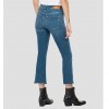 REPLAY FLARE CROP BOOTCUT FIT FAABY JEANS BLUE