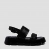 REPLAY WOMEN'S NOEMI STUDS LEATHER SANDALS BLACK