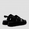 REPLAY WOMEN'S NOEMI STUDS LEATHER SANDALS BLACK