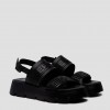 REPLAY WOMEN'S NOEMI STUDS LEATHER SANDALS BLACK