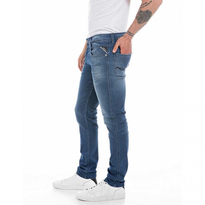 REPLAY SLIM FIT ANBASS JEANS LIGHT BLUE