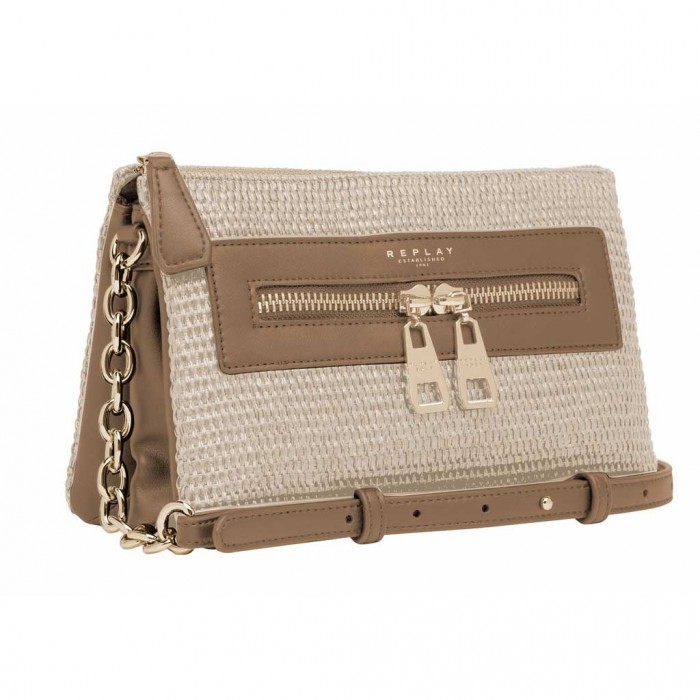 REPLAY WOMEN BAG BEIGE