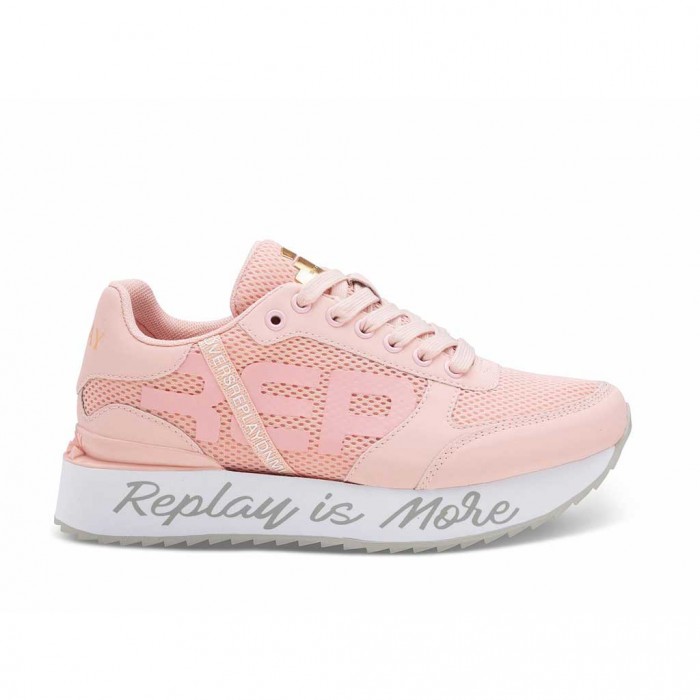 REPLAY WOMENS PENNY MESH PINK